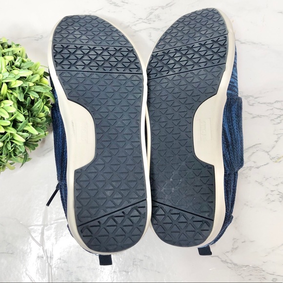 Tom’s lace up sneakers, classic knit marbeled blue - Picture 7 of 8